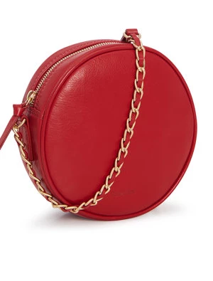 Okrągła torebka na ramię Valentini Adoro 356 czerwona