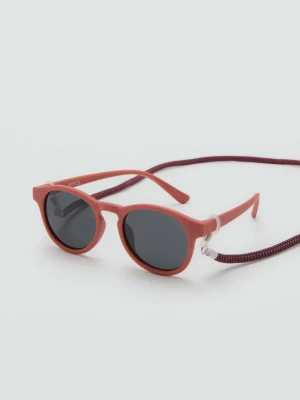 Zdjęcie produktu Okulary przeciwsłoneczne z łańcuszkiem karmelowy brąz - Dzieci - Rozmiar uniwersalny - MANGO KIDS