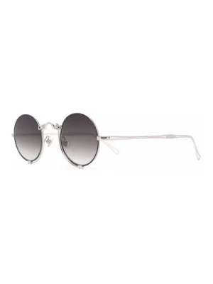 Okrągłe okulary przeciwsłoneczne z degradacyjnymi soczewkami Matsuda