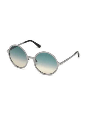 Okulary Ava Niebieskie Gradientowe Tom Ford