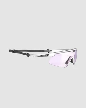 Okulary Fotochromatyczne Rudy Project Turbolence Białe Z Soczewkami Impactx® Photochromic 2 Laser Purple + Akcesoria