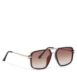 Okulary przeciwsłoneczne Aldo Nataniel 13935596 Brązowy