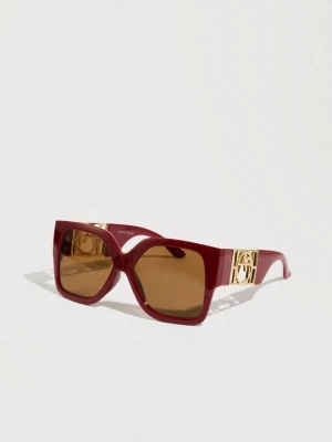 Okulary przeciwsłoneczne Anna Field By Zalando ciemnoczerwony