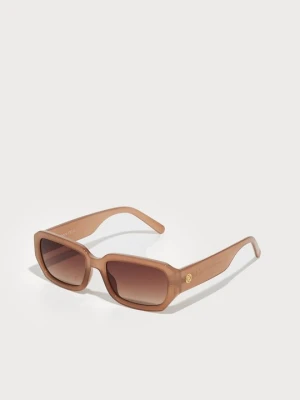 Okulary przeciwsłoneczne Anna Field By Zalando jasny brąz
