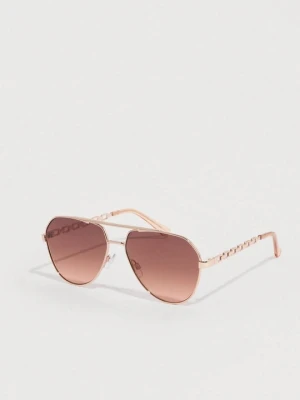 Okulary przeciwsłoneczne Anna Field By Zalando złoty