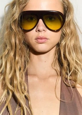 Okulary przeciwsłoneczne awiator Mango