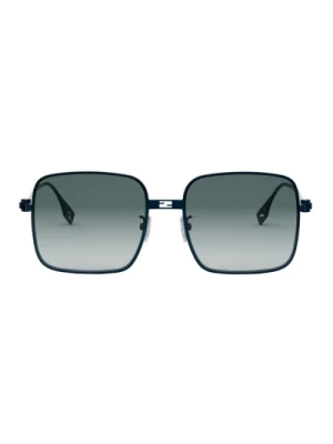 Okulary przeciwsłoneczne Baguette Square Zielony Gradient Fendi