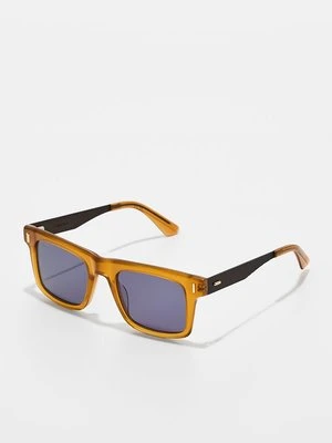 Okulary przeciwsłoneczne Calvin Klein jasny brąz