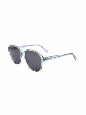 Okulary przeciwsłoneczne Calvin Klein jasnoniebieski