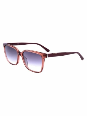 Okulary przeciwsłoneczne Calvin Klein jasnoróżowy