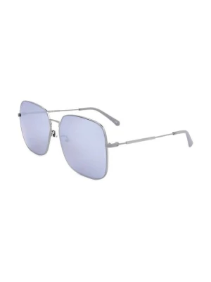 Okulary przeciwsłoneczne Calvin Klein stalowy