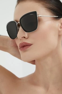 okulary przeciwsłoneczne damskie kolor czarny Vogue
