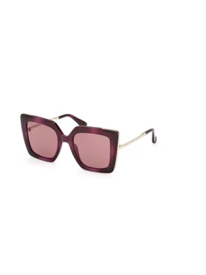 Okulary przeciwsłoneczne Design4 w odcieniach fioletu i niebieskim gradientem Max Mara