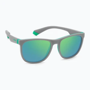 Zdjęcie produktu Okulary przeciwsłoneczne dziecięce Polaroid PLD 8049/S grey green/greygreen mirror polarized