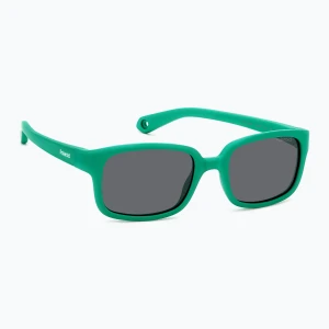 Zdjęcie produktu Okulary przeciwsłoneczne dziecięce Polaroid PLD K008/S matte green/grey polarized