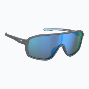 Zdjęcie produktu Okulary przeciwsłoneczne dziecięce Under Armour Gameday Jr S3 metalized grey/blue multilayer