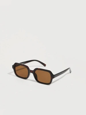 Okulary przeciwsłoneczne Even&Odd By Zalando brązowy melanż