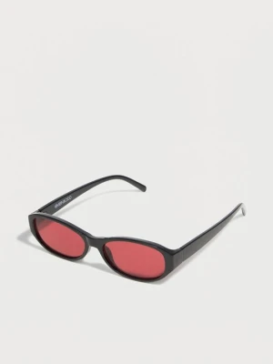 Okulary przeciwsłoneczne Even&Odd By Zalando ciemnoczerwony