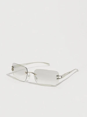 Okulary przeciwsłoneczne Even&Odd By Zalando srebrny