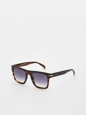 Okulary przeciwsłoneczne Eyewear By David Beckham brązowy