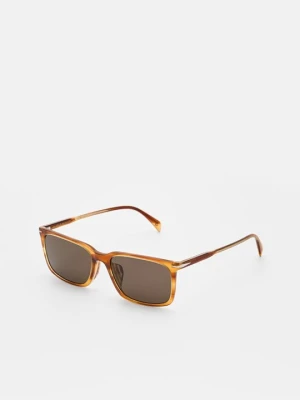 Okulary przeciwsłoneczne Eyewear By David Beckham brązowy