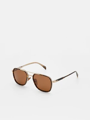 Okulary przeciwsłoneczne Eyewear By David Beckham złoty