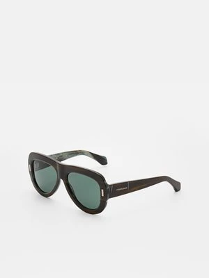 Okulary przeciwsłoneczne FERRAGAMO brązowy