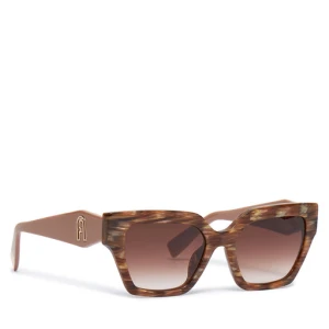 Okulary przeciwsłoneczne Furla WD00122 BX3774 3211S Brązowy