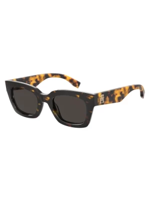 Okulary przeciwsłoneczne Havana Orange/Brown Tommy Hilfiger