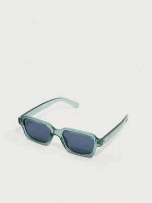 Okulary przeciwsłoneczne Jack&Jones ciemnozielony
