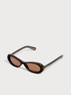 Okulary przeciwsłoneczne Jacquemus brązowy