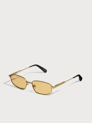 Okulary przeciwsłoneczne Jacquemus złoty