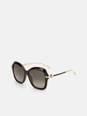 Okulary przeciwsłoneczne Jimmy Choo brązowy