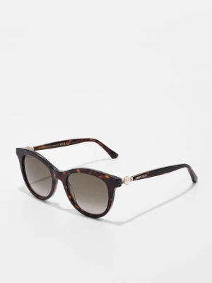 Okulary przeciwsłoneczne Jimmy Choo brązowy