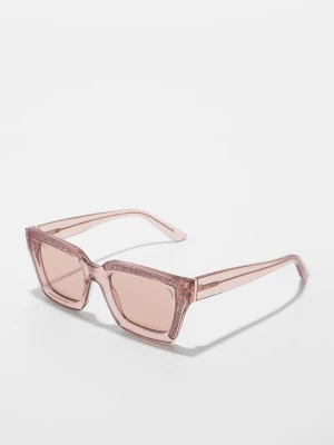 Okulary przeciwsłoneczne Jimmy Choo jasnoróżowy