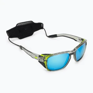Okulary przeciwsłoneczne Julbo Shield M Polar HD black / yellow fluo / capsule ocean master