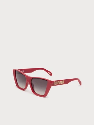Okulary przeciwsłoneczne Just Cavalli czerwony