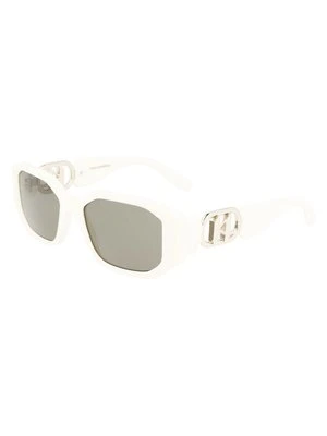 Okulary przeciwsłoneczne KARL LAGERFELD biały