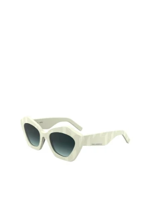 Okulary przeciwsłoneczne KARL LAGERFELD biały