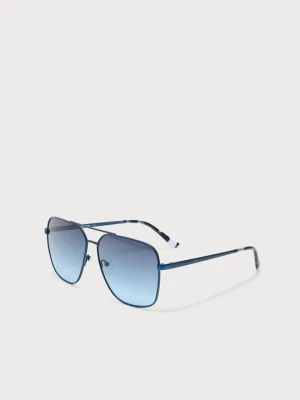 Okulary przeciwsłoneczne Kurt Geiger granatowy