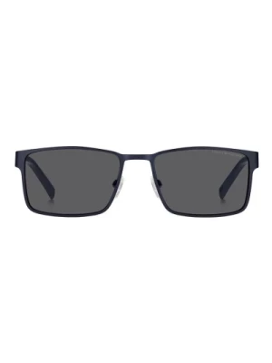Okulary przeciwsłoneczne kwadratowa oprawka metalowa Tommy Hilfiger