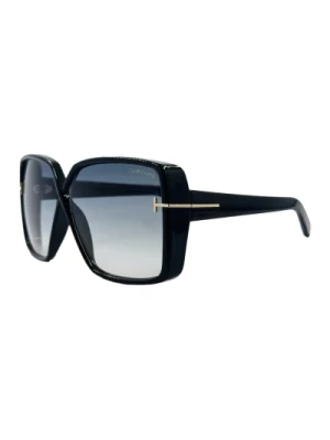 Okulary przeciwsłoneczne kwadratowe Czarne soczewki gradientowe Tom Ford