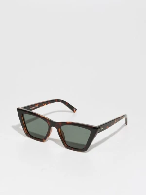 Okulary przeciwsłoneczne Le Specs ciemnobrązowy