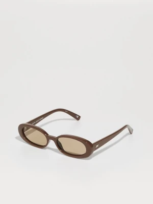 Okulary przeciwsłoneczne Le Specs ciemnobrązowy