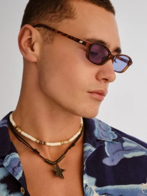 Okulary przeciwsłoneczne Le Specs jasny brąz
