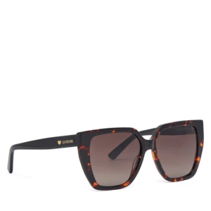 Okulary przeciwsłoneczne LOVE MOSCHINO MOL088/S 207838 Brązowy