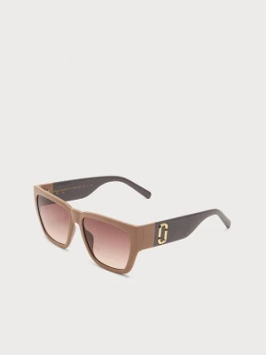 Okulary przeciwsłoneczne Marc Jacobs beżowy