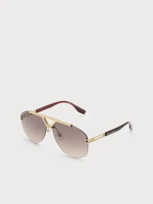 Okulary przeciwsłoneczne Marc Jacobs bordowy
