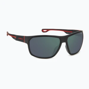 Okulary przeciwsłoneczne męskie Carrera 4018 / S matte black red / green grey hight contrast anti reflex