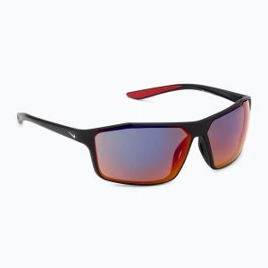 Okulary przeciwsłoneczne męskie Nike Windstorm matte black/pure platinum/field tint